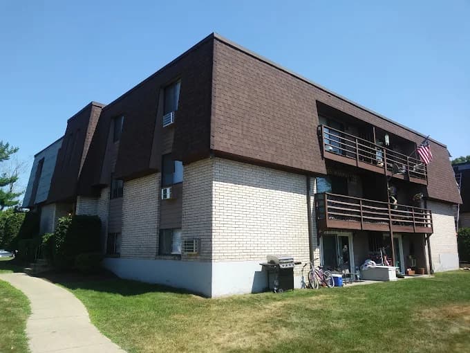 Residential roof replacement project in Rhode Island
